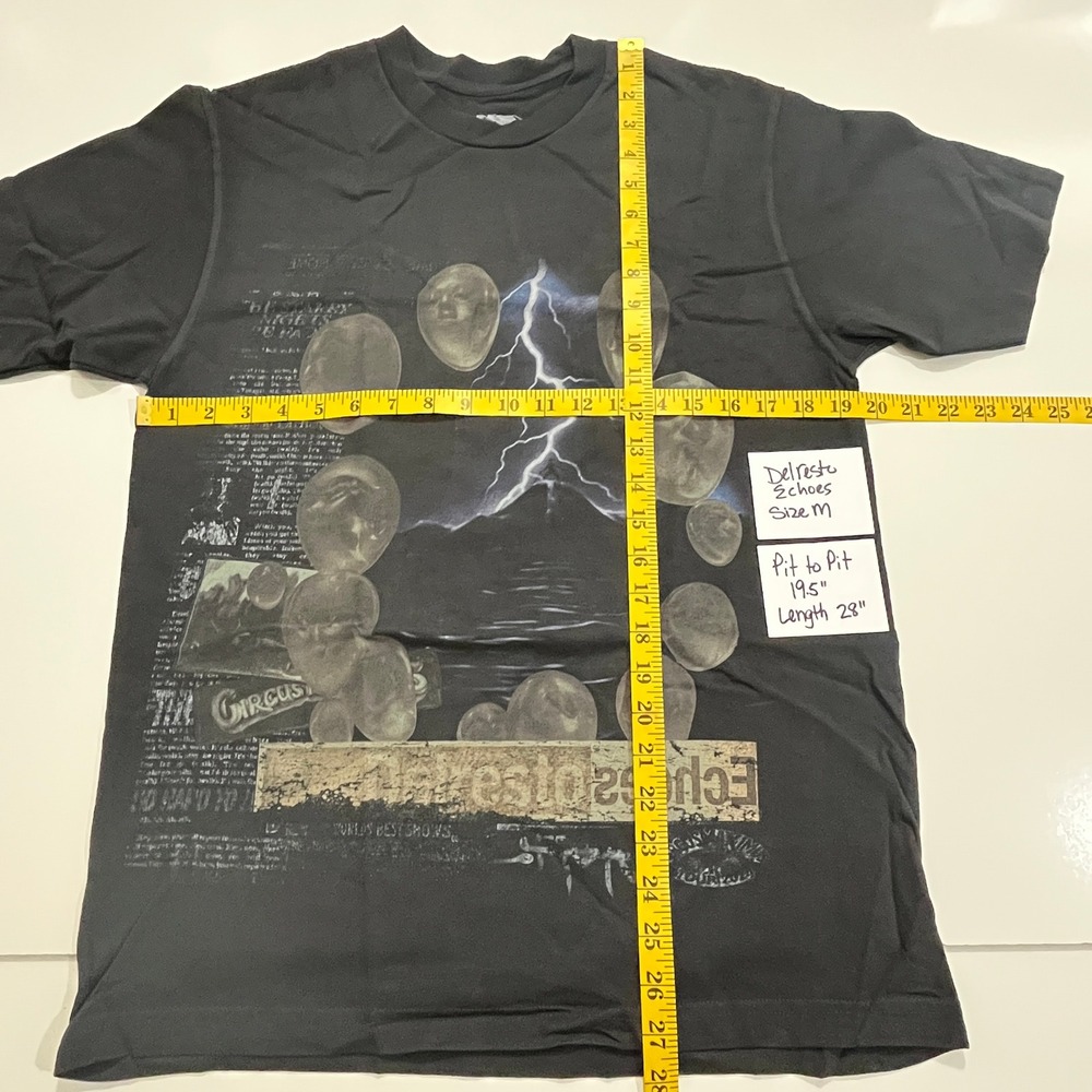 Travis Scott Utopia World Tour Tee Mens M Black Graphic 2024 Delresto Echoes - Picture 5 of 14